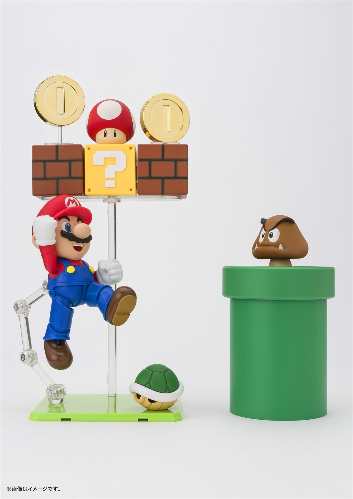 世界初 マリオのフルアクションフィギュアが発売！ 立体ゾートロープ動画も公開