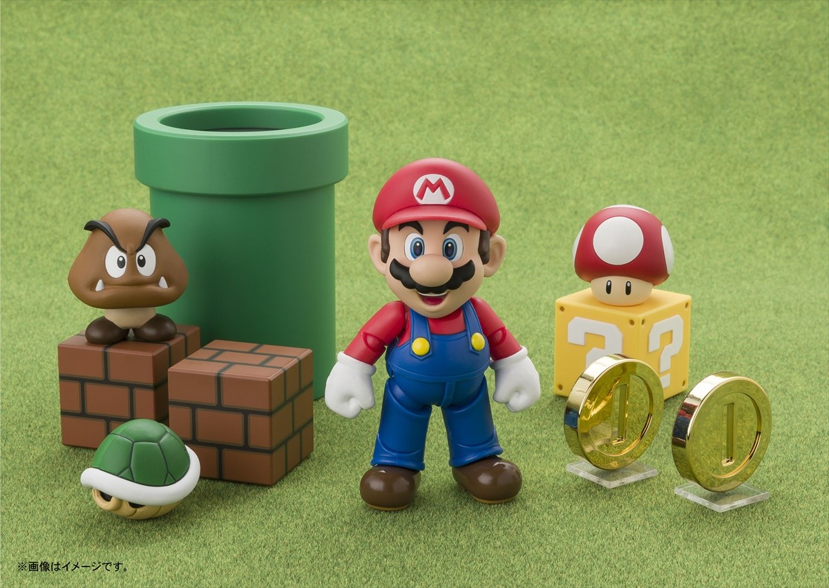 世界初 マリオのフルアクションフィギュアが発売！ 立体ゾートロープ動画も公開