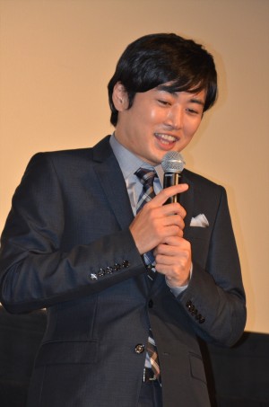 劇団ひとり、『青天の霹靂』初日舞台挨拶にて