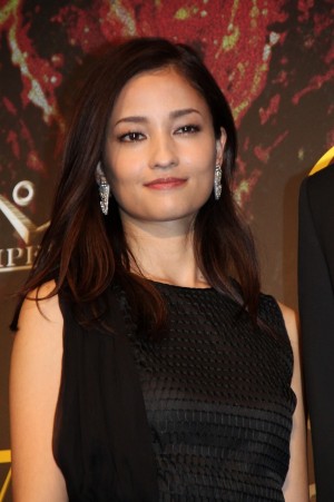 『ポンペイ』ジャパン・プレミアに登壇した黒木メイサ