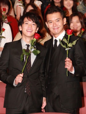 佐藤健、渡部篤郎、『ビター・ブラッド～最悪で最強の親子刑事～』ファン感謝イベントにて