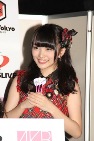 「DARTSLIVE×AKB48」プロジェクト記者発表会の様子