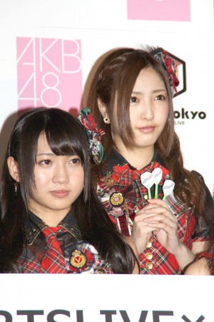 「DARTSLIVE×AKB48」プロジェクト記者発表会の様子