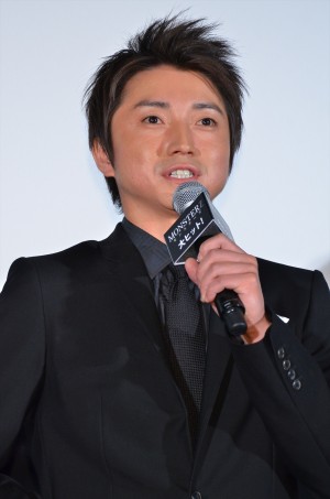 『MONSTERZ モンスターズ』初日舞台挨拶に登壇した藤原竜也