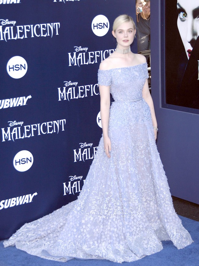 MALEFICENT Premiere、LA 20140528、『マレフィセント』LAプレミア、エル・ファニング  Elle Fanning