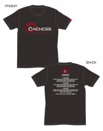 「アニメロサマーライブ2014 ‐ONENESS‐」オフィシャルグッズ　Tシャツ001（ブラック）価格：3100円（税込）