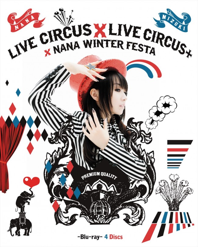 水樹奈々、『NANA MIZUKI LIVE CIRCUS×CIRCUS＋×WINTER FESTA』で9作目の「BD音楽部門」首位を獲得で、歴代トップに！