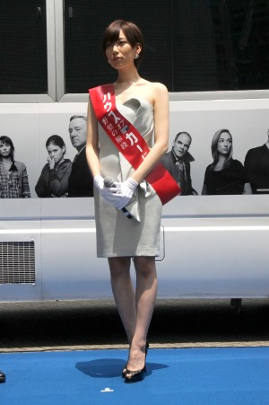 『ハウス・オブ・カード　野望の階段』ブルーレイ＆DVDリリース記念イベントに登場した光宗薫