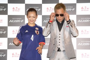 なりきりモノマネで登場した、みかん＆じゅんいちダビッドソン