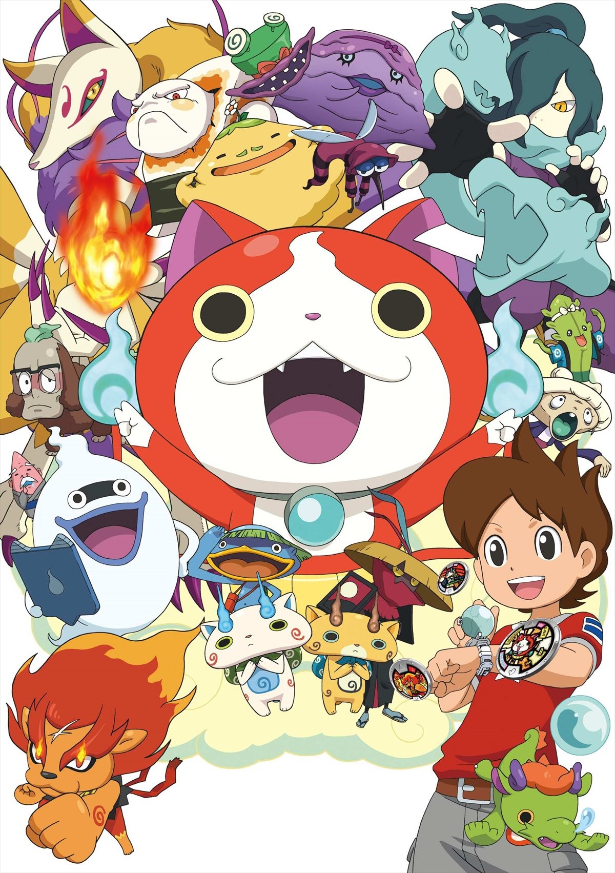 大人気TVアニメ『妖怪ウォッチ』が定額制動画配信サービス「dビデオ」&「UULA」にて配信開始!