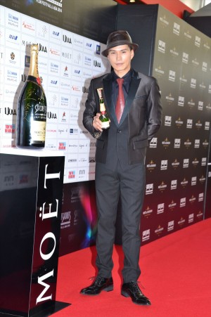 「ショートショート フィルムフェスティバル＆アジア 2014 アワードセレモニー」に出席した市原隼人