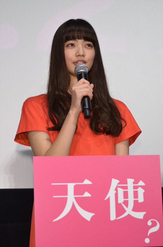 『渇き。』完成披露試写会に登壇した小松菜奈