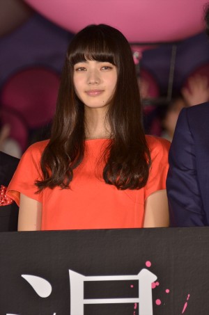 『渇き。』完成披露試写会に登壇した小松菜奈