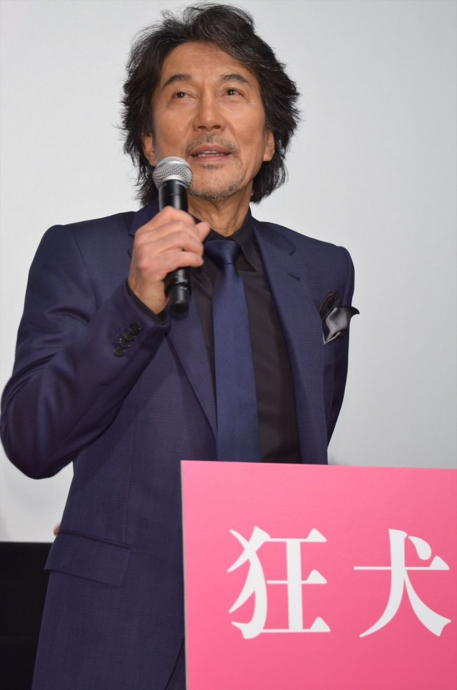 『渇き。』完成披露試写会に登壇した役所広司