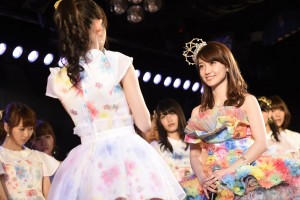 AKB48劇場で行われた、「大島優子 卒業公演」