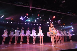 AKB48劇場で行われた、「大島優子 卒業公演」