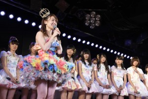 AKB48劇場で行われた、「大島優子 卒業公演」