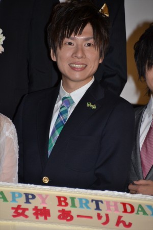 『聖闘士星矢　LEGEND of SANCTUARY』完成披露会見・舞台あいさつに出席した赤羽根健治