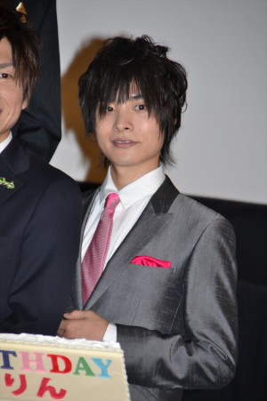 『聖闘士星矢　LEGEND of SANCTUARY』完成披露会見・舞台あいさつに出席した岡本信彦