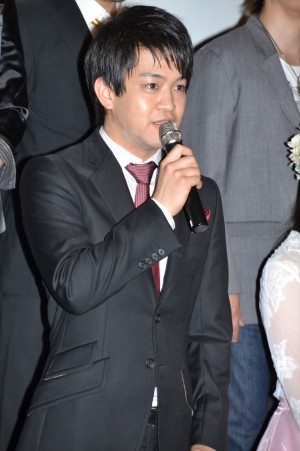 『聖闘士星矢　LEGEND of SANCTUARY』完成披露会見・舞台あいさつに出席した石川界人