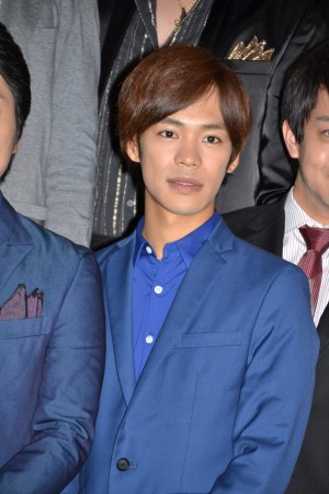 『聖闘士星矢　LEGEND of SANCTUARY』完成披露会見・舞台あいさつに出席した小野賢章