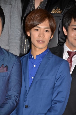 『聖闘士星矢　LEGEND of SANCTUARY』完成披露会見・舞台あいさつに出席した小野賢章