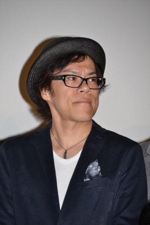 『聖闘士星矢　LEGEND of SANCTUARY』完成披露会見・舞台あいさつに出席したさとうけいいち監督