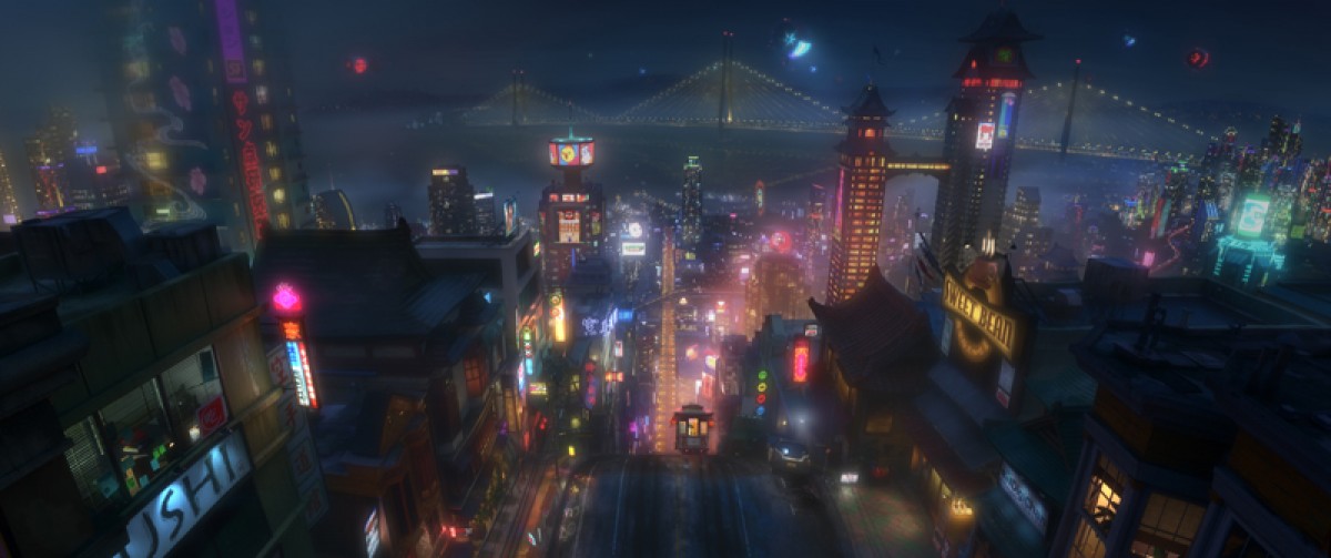 ディズニー最新作『ベイマックス』公開日決定！“日本みたい”な架空都市の画像も解禁