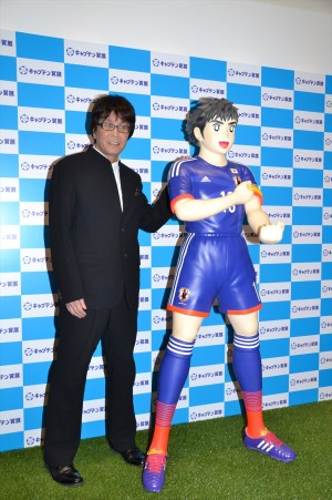 『ボールはともだち。キャプテン翼展』内覧会に出席した原作者・高橋陽一氏