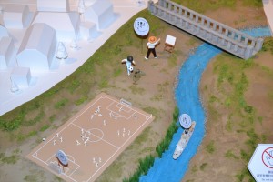 『ボールはともだち。キャプテン翼展』の模様