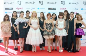 「MTV VMAJ 2014」レッドカーペットに、E‐girls登場！