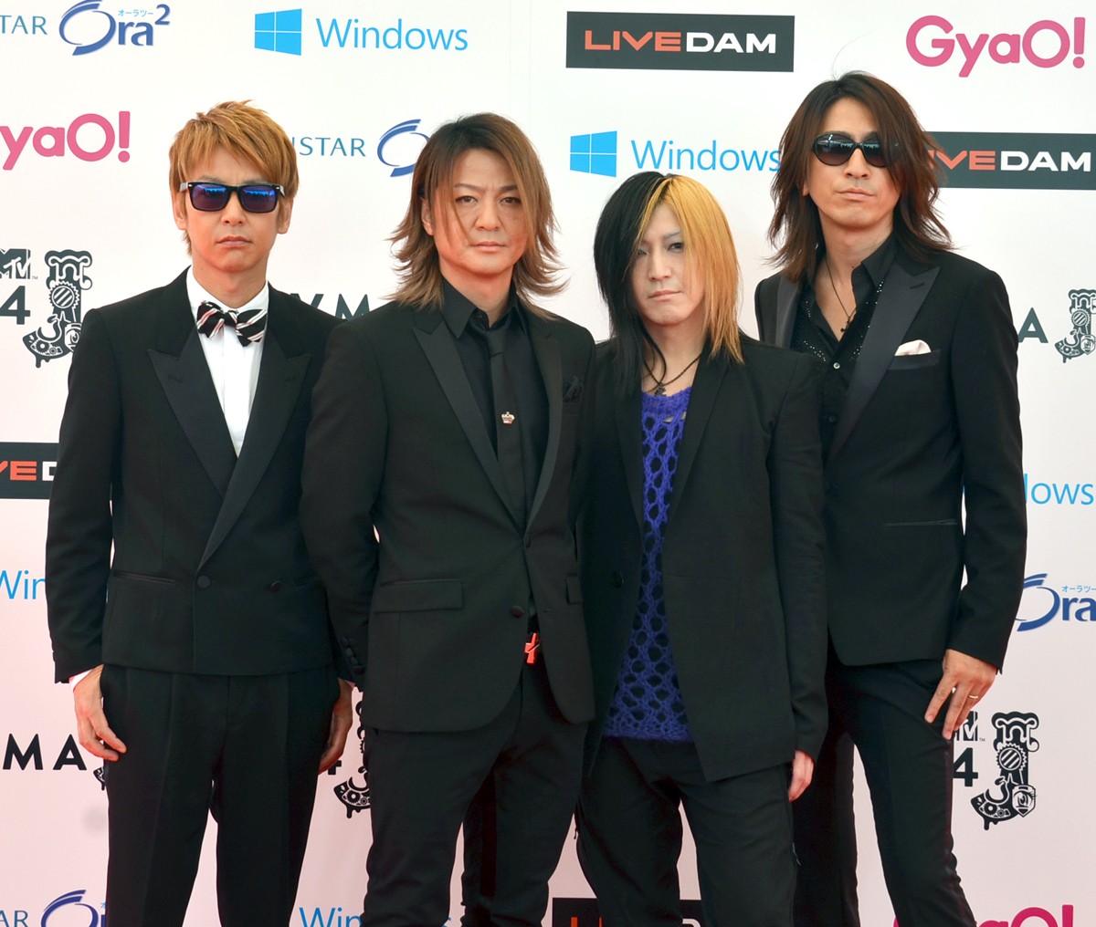 GLAYが「MTV VMAJ 2014」レッドカーペットに登場!