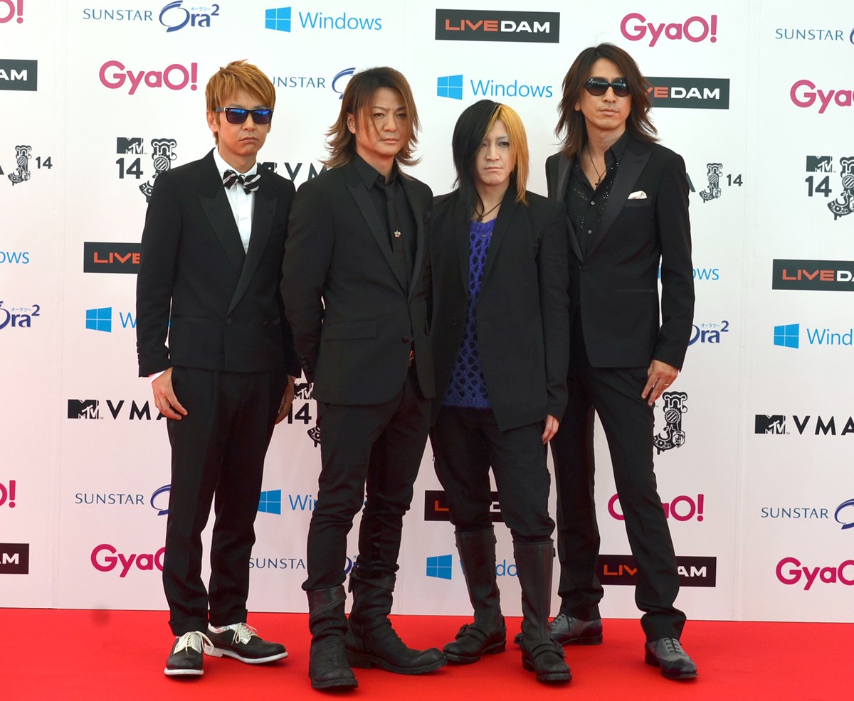 GLAY、「MTV VMAJ 2014」レッドカーペット登場に大歓声！