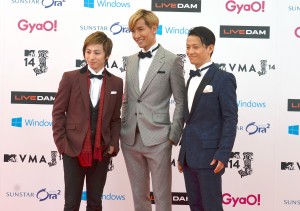w‐inds.が「MTV VMAJ」レッドカーペットに登場！