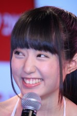 「日テレジェニック2014」発表記者会見に登壇した前田美里