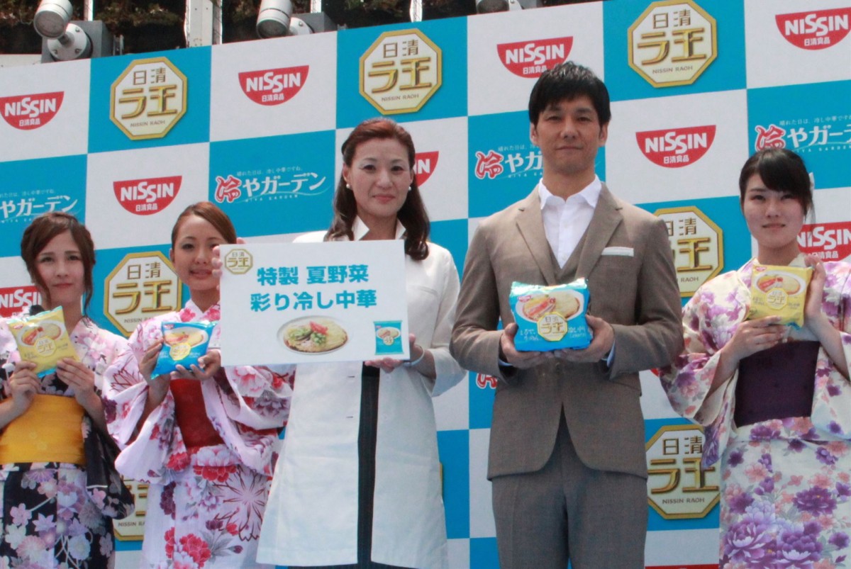 西島秀俊、自身考案のオリジナル冷やし中華でおもてなし！新宿で「冷やガーデン」開催
