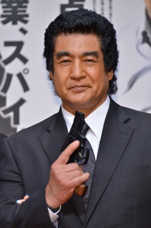 『ラストミッション』PRイベントに出席した藤岡弘、。