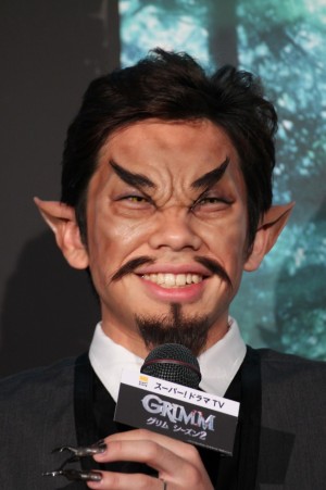 『GRIMM／グリム シーズン2』日本初放送記念PRイベントに登場した織田信成