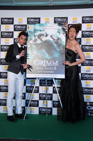 『GRIMM／グリム シーズン2』日本初放送記念PRイベントに登場した織田信成、LiLiCo