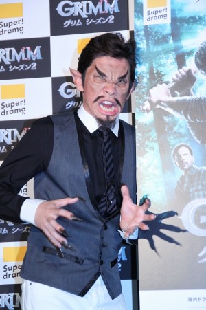 『GRIMM／グリム シーズン2』日本初放送記念PRイベントに登場した織田信成