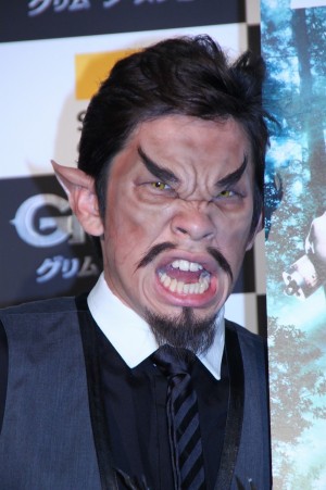 『GRIMM／グリム シーズン2』日本初放送記念PRイベントに登場した織田信成