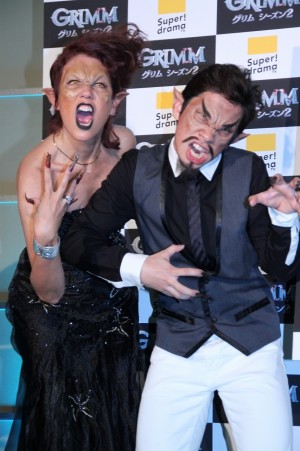 『GRIMM／グリム シーズン2』日本初放送記念PRイベントに登場した織田信成、LiLiCo