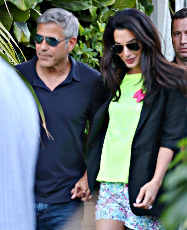 ジョージ・クルーニー＆アマル・アラムディン　George Clooney＆Amal Alamdin