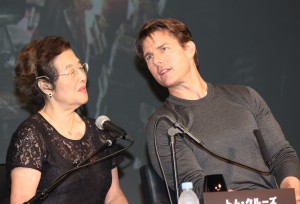 トム・クルーズ、『オール・ユー・ニード・イズ・キル』来日会見にて　