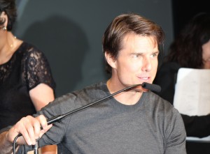 トム・クルーズ、『オール・ユー・ニード・イズ・キル』来日会見にて　