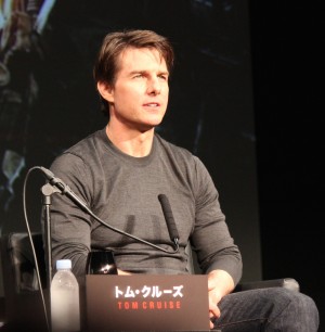 トム・クルーズ、『オール・ユー・ニード・イズ・キル』来日会見にて　