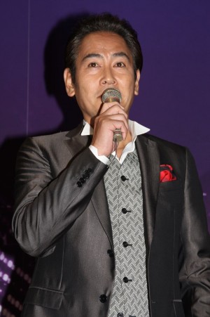 テレビドラマ『強き蟻』記者会見に出席した宅間伸