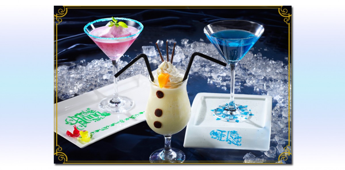 エルザ、アナ、オラフがノンアルコールカクテルに!(東京ディズニーリゾート公式サイトからのスクリーンショットより)