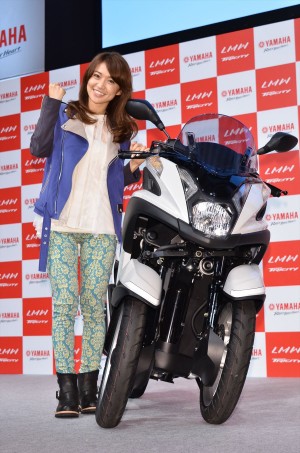 大島優子、ヤマハ「LMW TRICITY」日本発売CM発表会に登場！