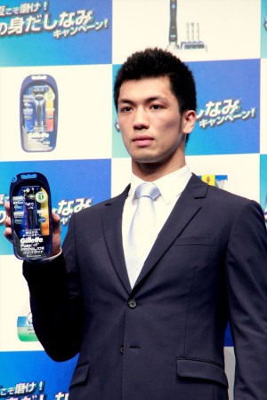 P＆Gの夏こそ磨け！「男の身だしなみ」キャンペーン記念イベントに出席した村田諒太